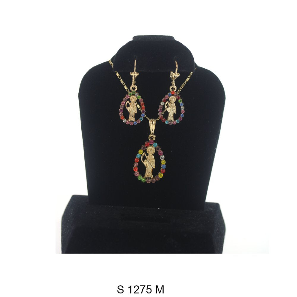 Santa Muerte Necklace Set S 1275 M