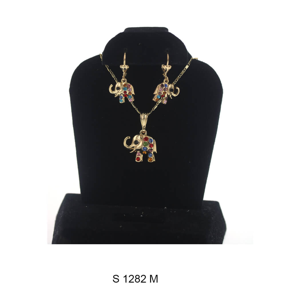 Elephant Necklace Set S 1282 M