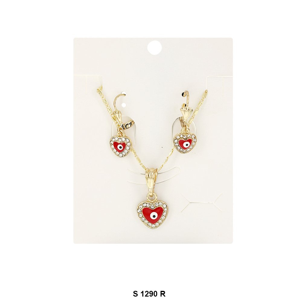 Evil Eye Necklace Set S 1290 R