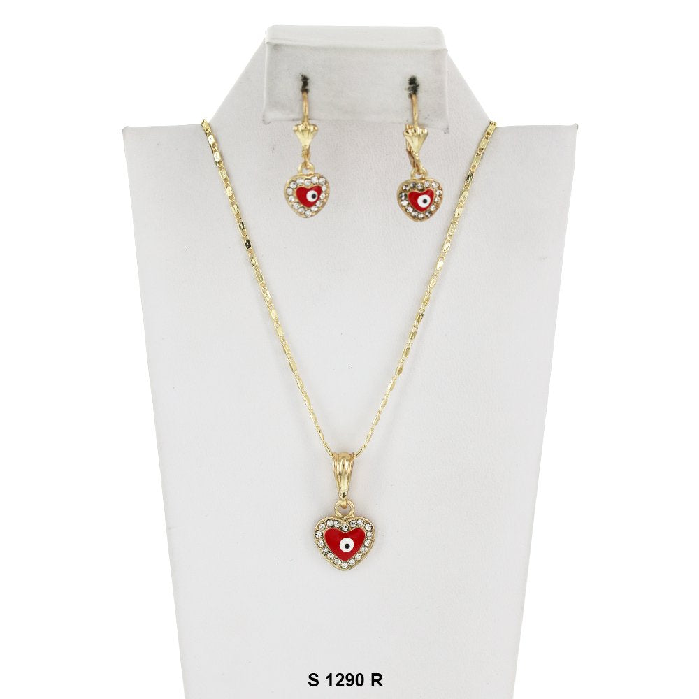 Evil Eye Necklace Set S 1290 R