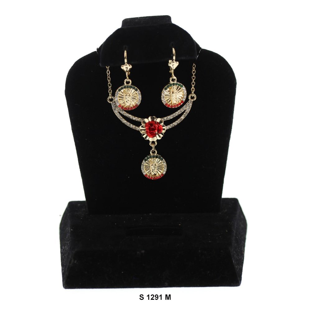 San Judas Necklace Set S 1291 M