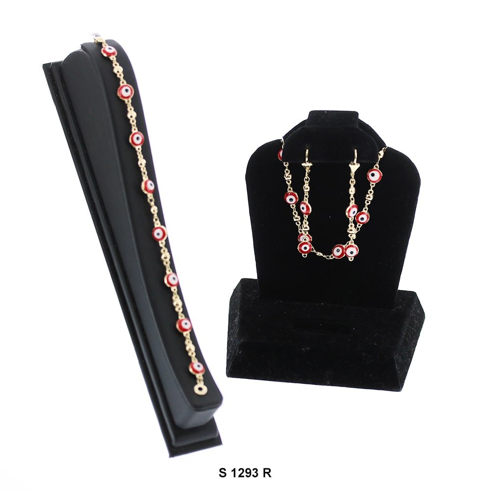 Conjunto de collar de mal de ojo S 1293 R