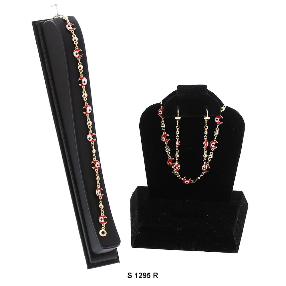 Conjunto de collar de mal de ojo S 1295 R