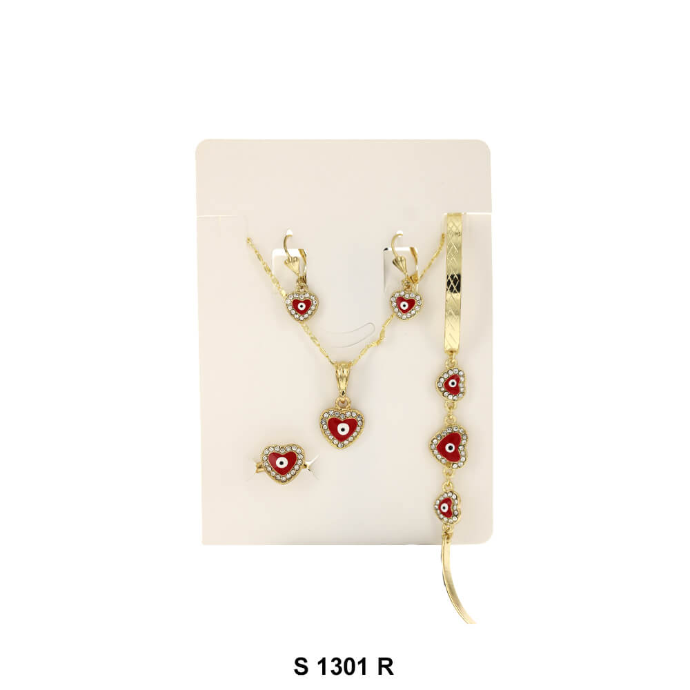 Evil Eye Necklace Set S 1301 R