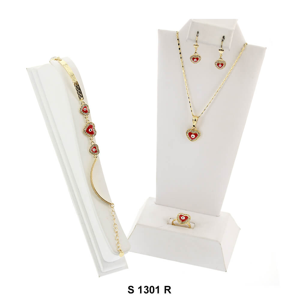 Evil Eye Necklace Set S 1301 R