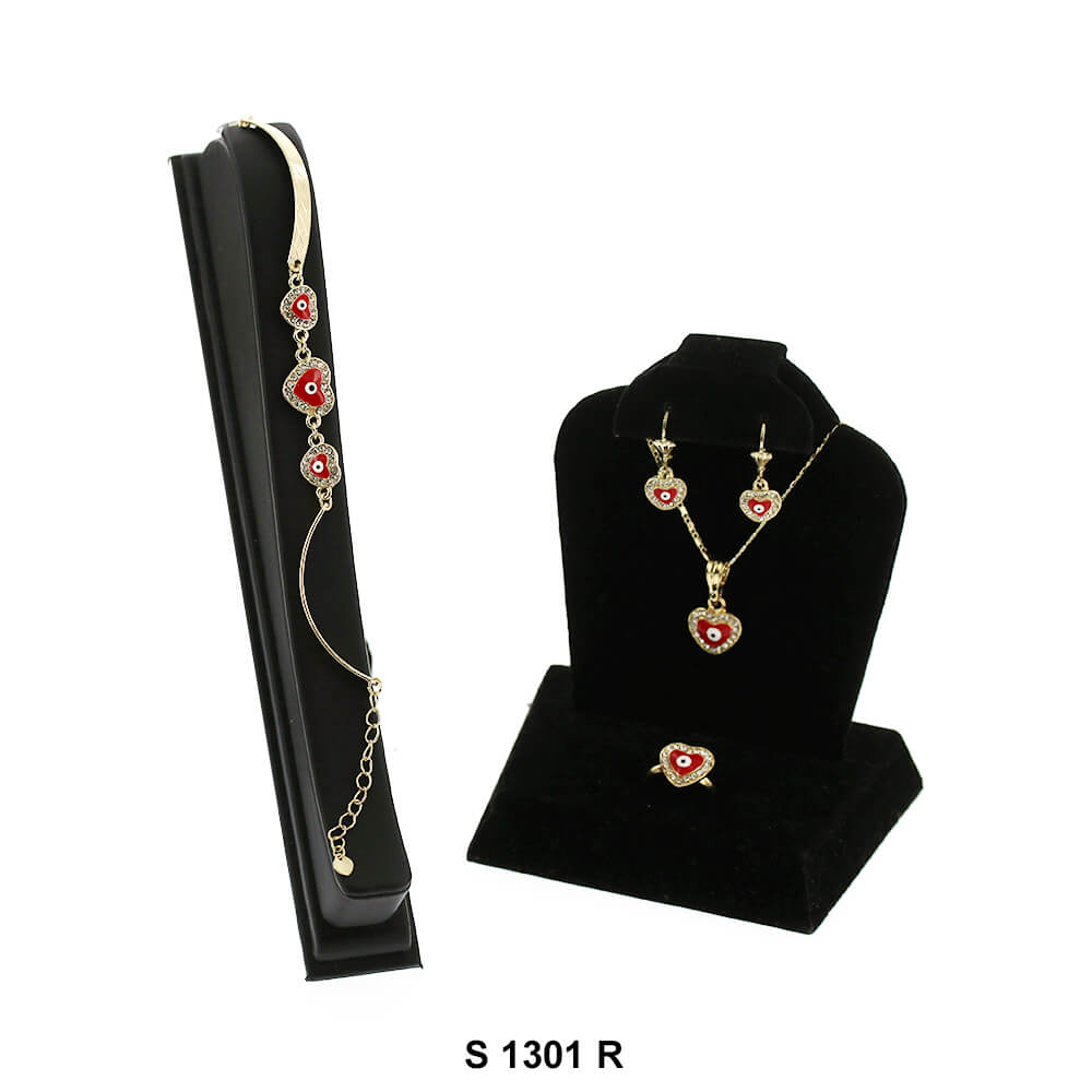 Evil Eye Necklace Set S 1301 R