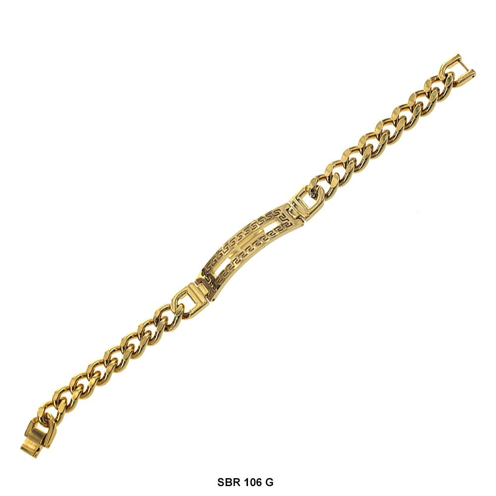 Brazalete de Acero Inoxidable SBR 106 G