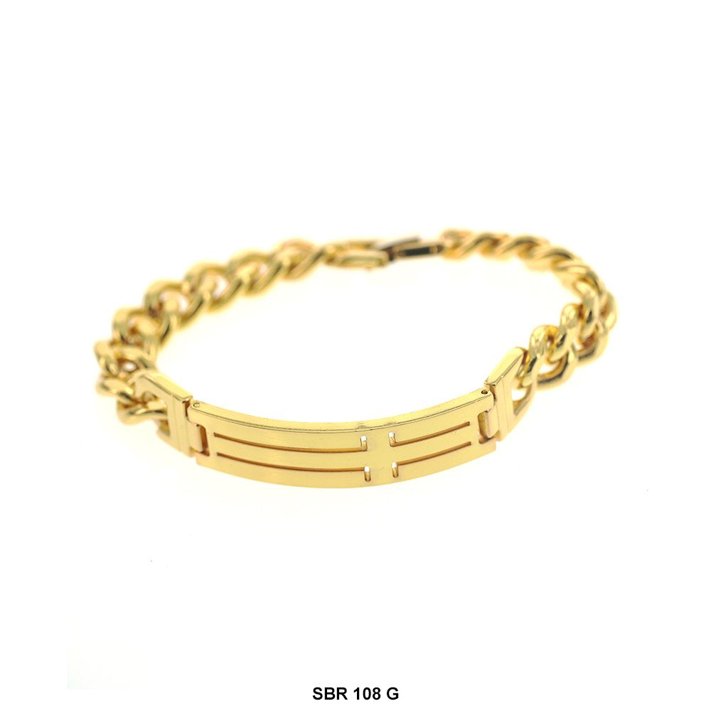 Brazalete de Acero Inoxidable SBR 108 G