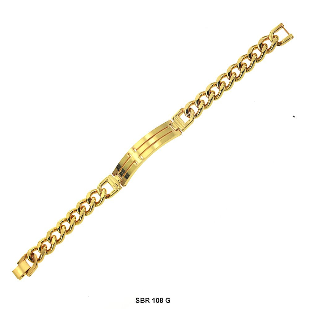 Brazalete de Acero Inoxidable SBR 108 G