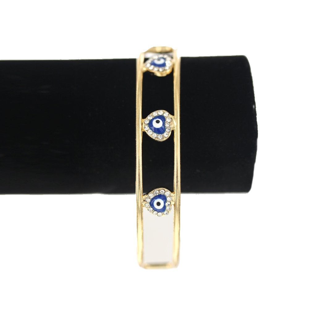 Brazalete Rígido Ajustable Evil Eye SBR 296 BL