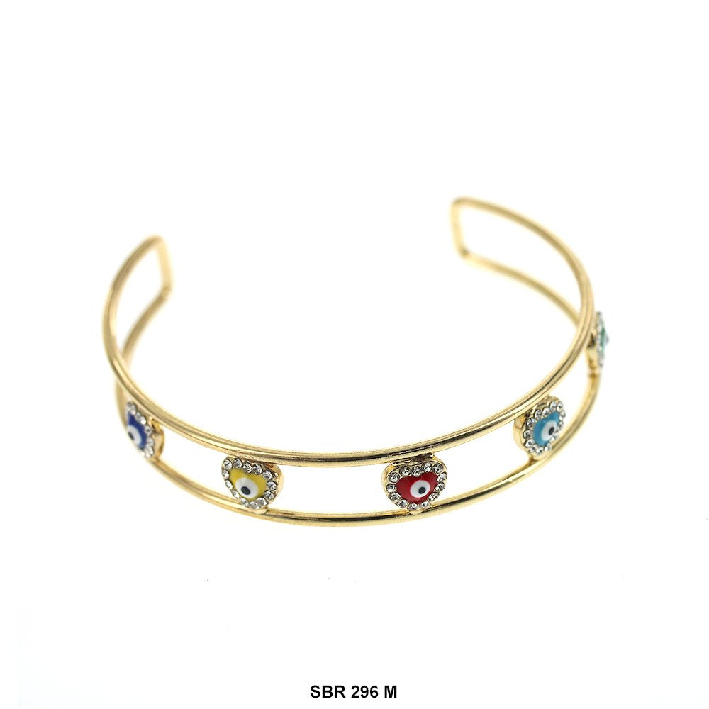 Pulsera Brazalete Mal de Ojo Abierto SBR 296 M