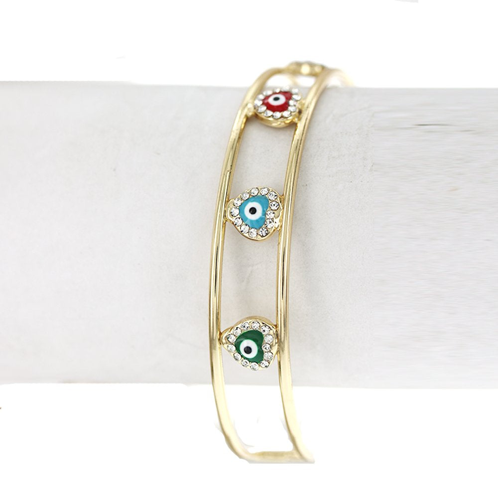 Pulsera Brazalete Mal de Ojo Abierto SBR 296 M