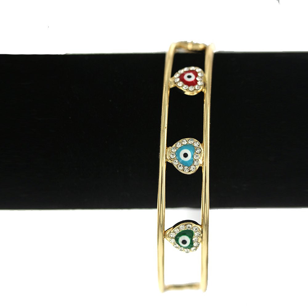 Pulsera Brazalete Mal de Ojo Abierto SBR 296 M