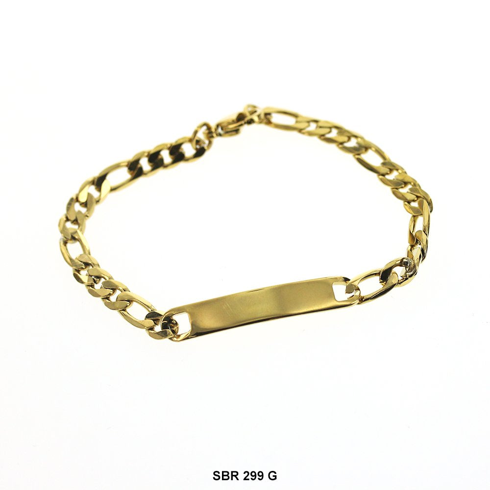 Stainless Steel ID Bracelet SBR 299 G