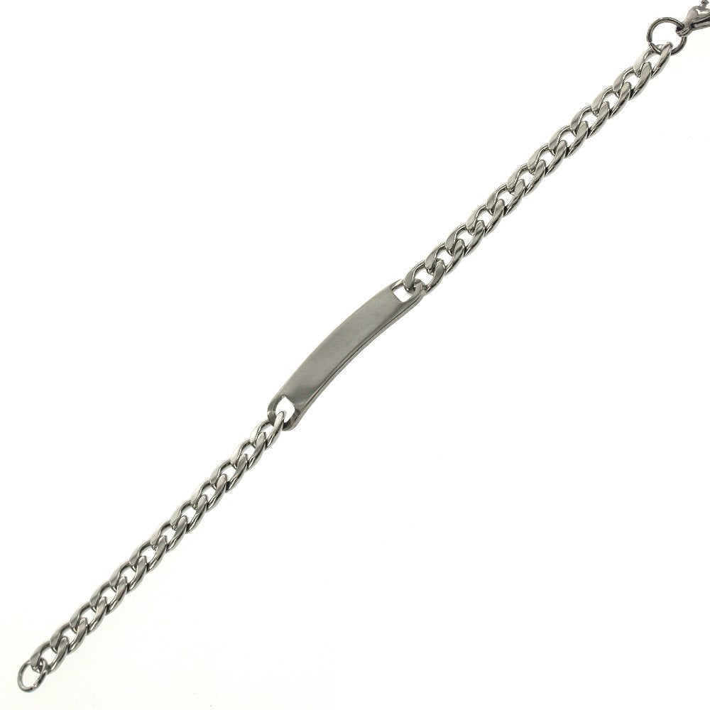 Stainless Steel ID Bracelet SBR 306 S