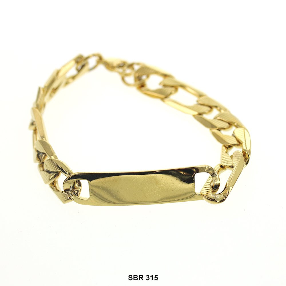 Stainless Steel ID Bracelet SBR 315 G