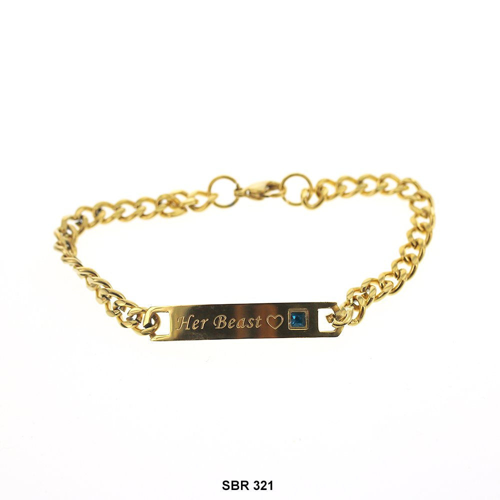 Stainless Steel ID Bracelet SBR 321