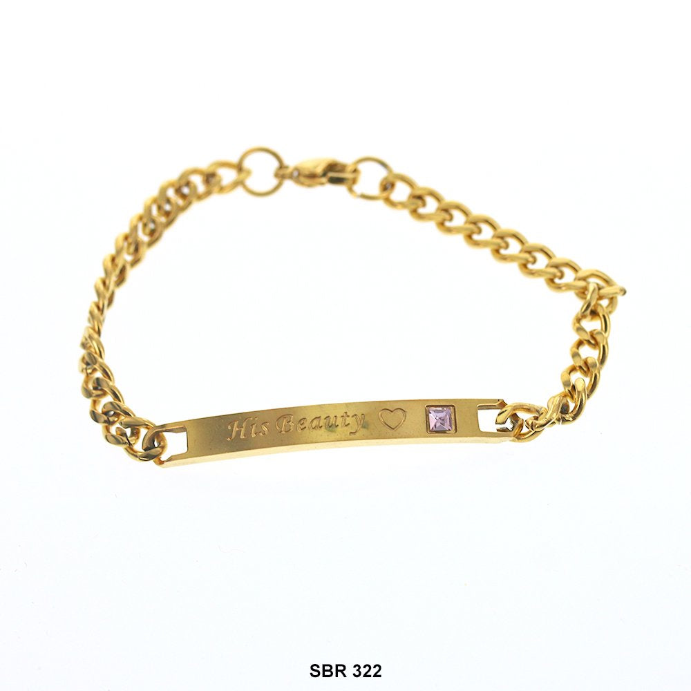 Stainless Steel ID Bracelet SBR 322