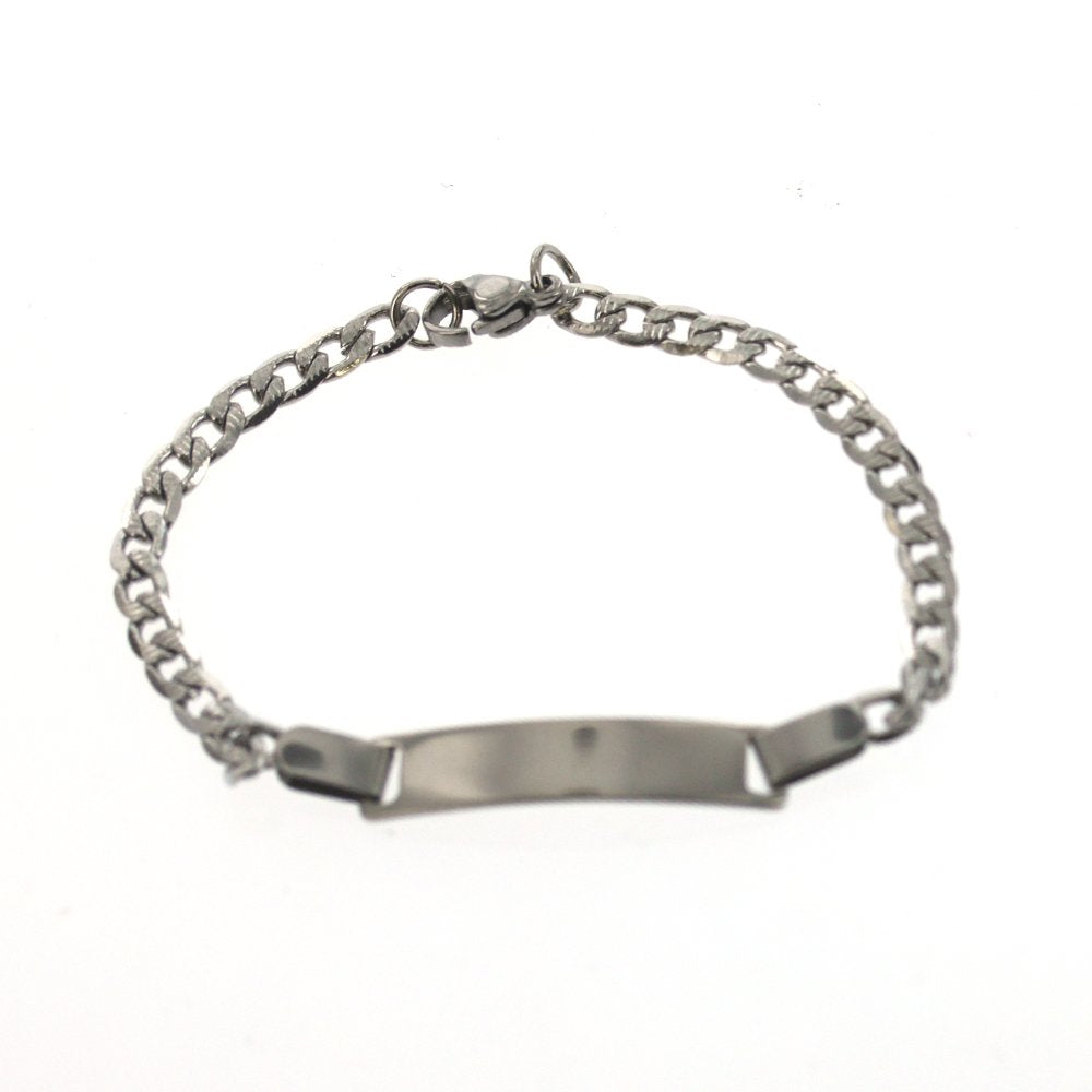 Stainless Steel Kids ID Bracelet SBR 344 S