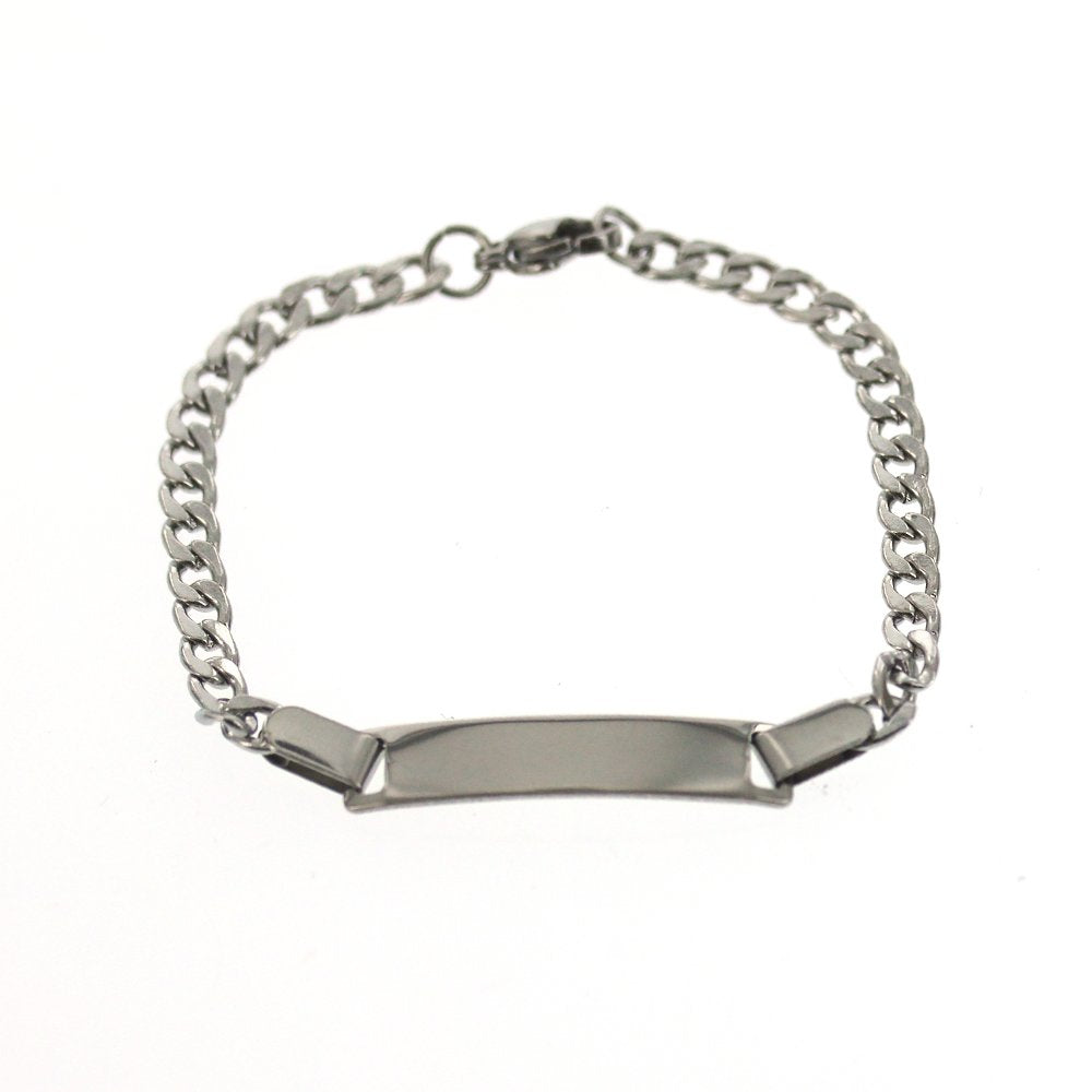 Stainless Steel Kids ID Bracelet SBR 348 S