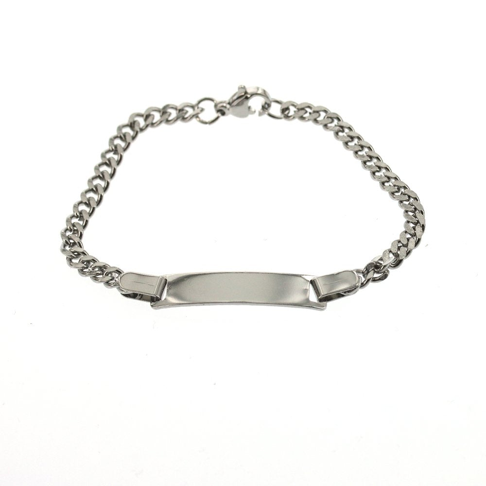 Stainless Steel Kids ID Bracelet SBR 349 S