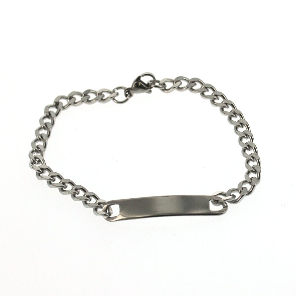 Stainless Steel ID Bracelet SBR 352 S