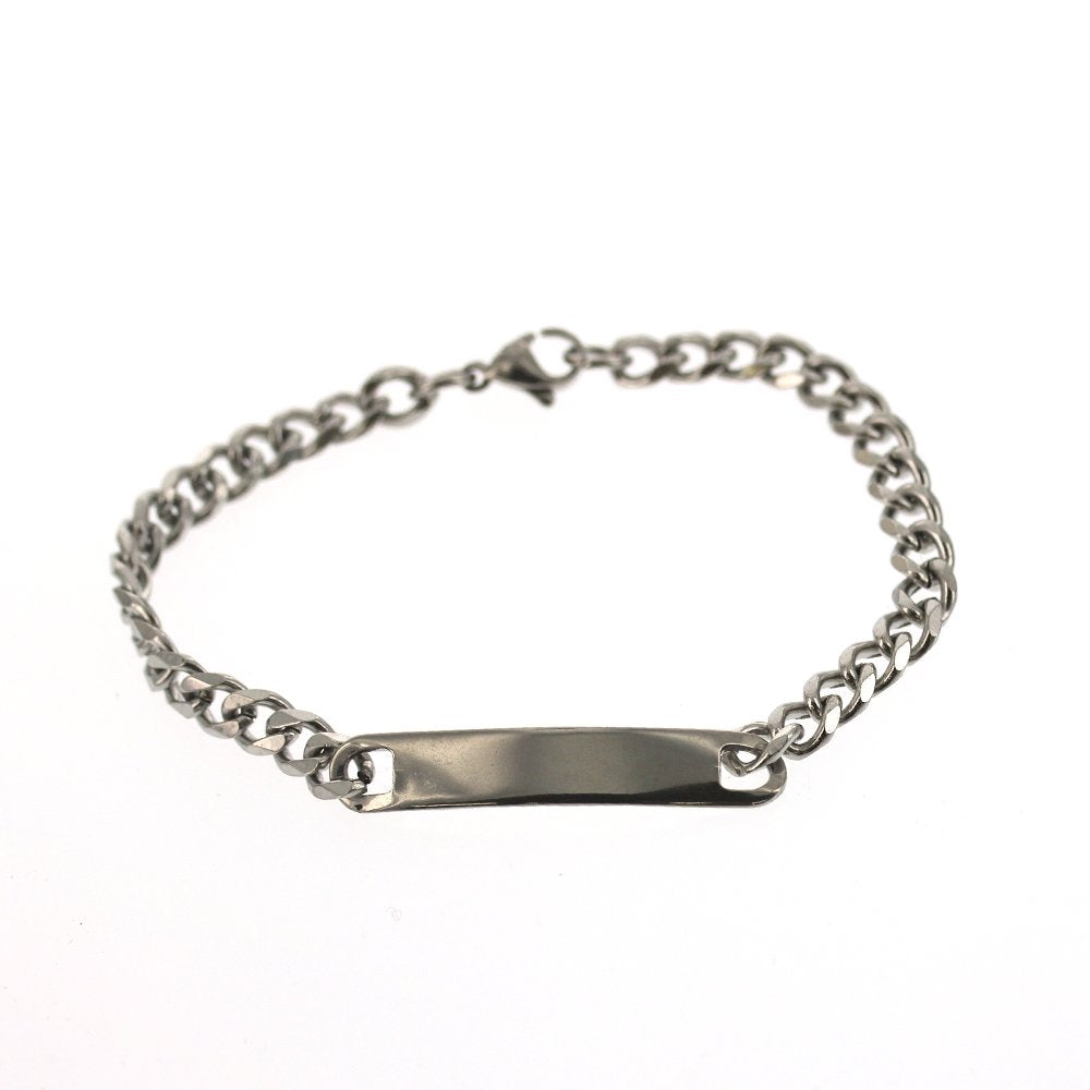 Stainless Steel ID Bracelet SBR 354