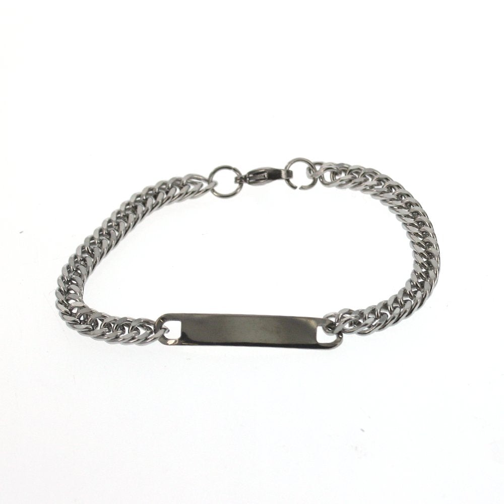 Stainless Steel ID Bracelet SBR 356