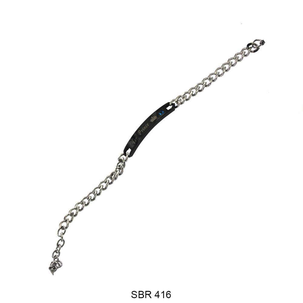 Stainless Steel ID Bracelet SBR 416