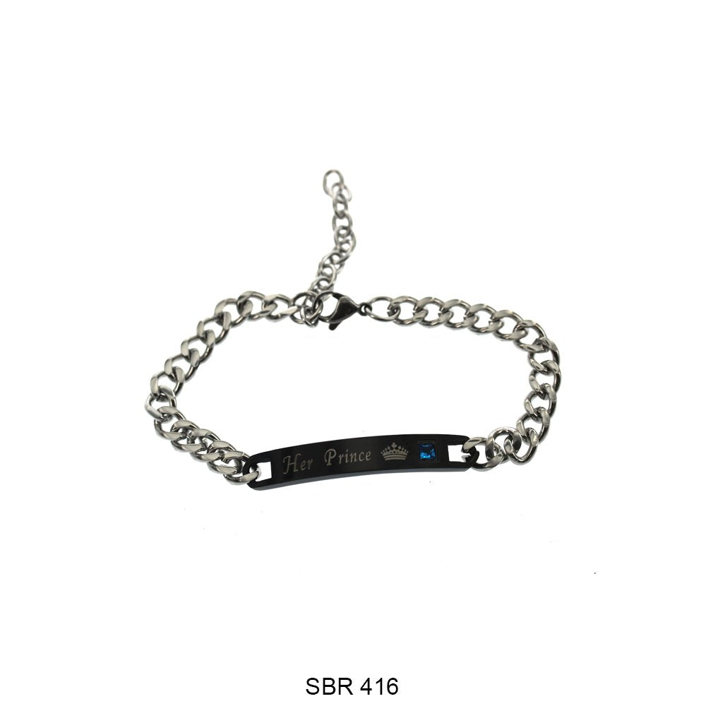 Stainless Steel ID Bracelet SBR 416