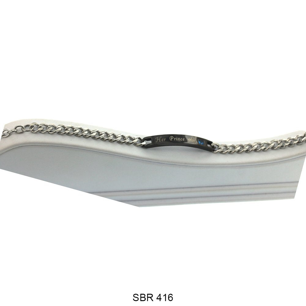 Stainless Steel ID Bracelet SBR 416