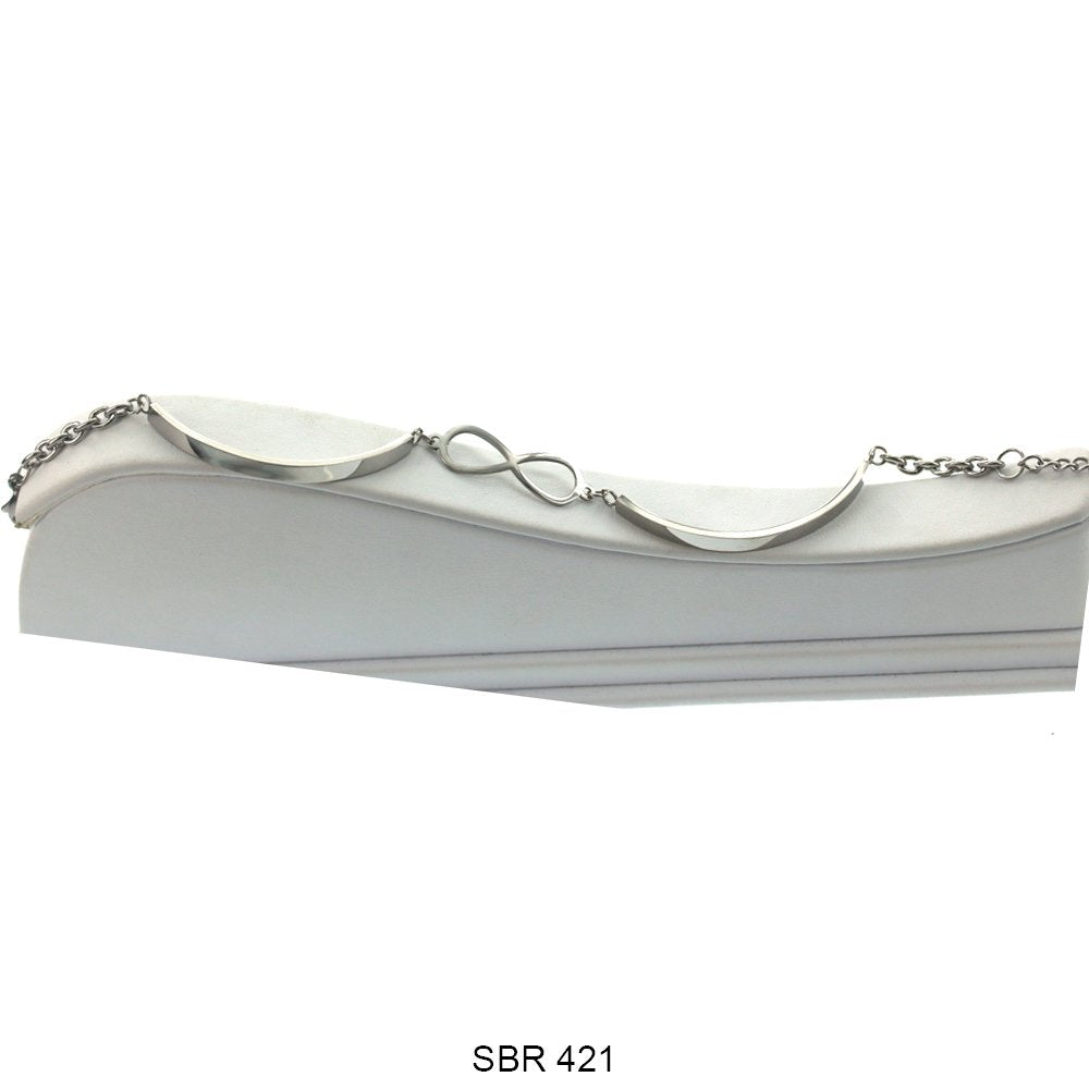 Stainless Steel ID Bracelet SBR 421