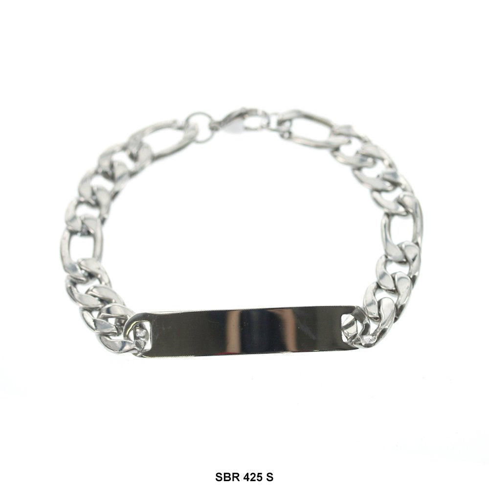 Stainless Steel ID Bracelet SBR 425 S