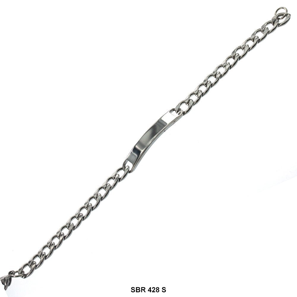 Stainless Steel ID Bracelet SBR 428 S