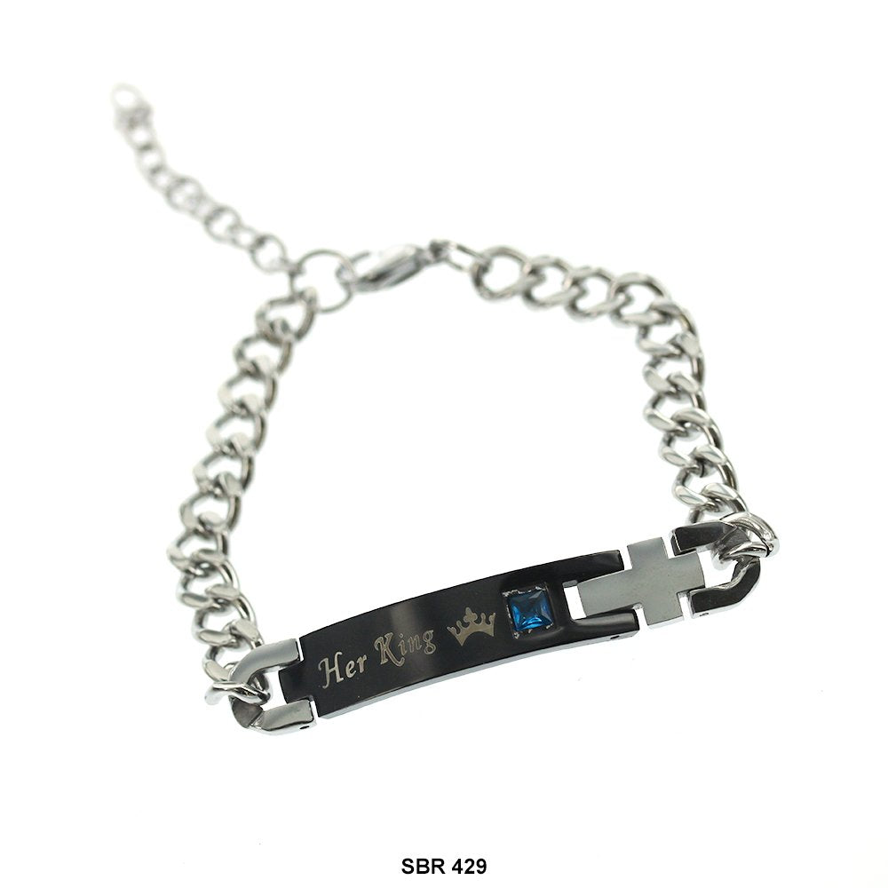 Stainless Steel ID Bracelet SBR 429