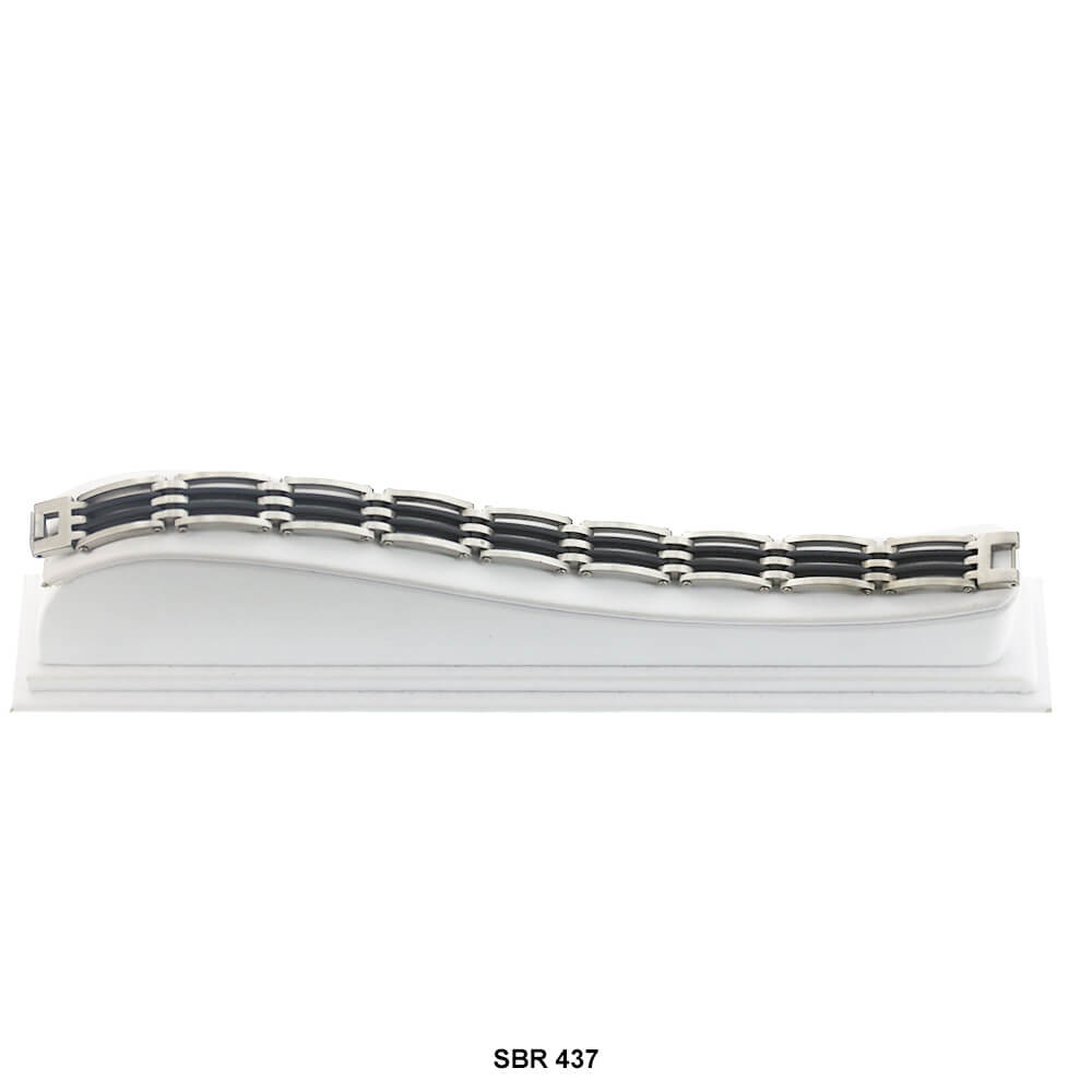 Stainless Steel Band Bracelet SBR 437