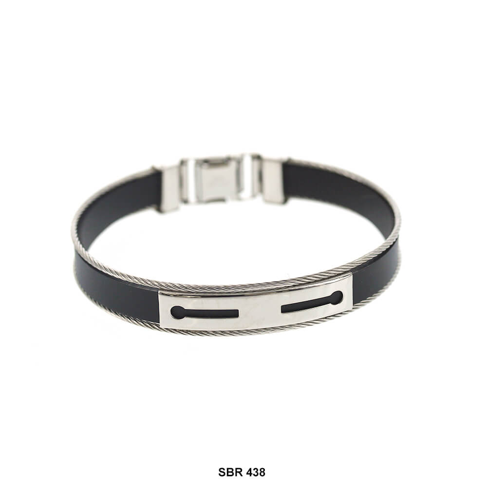 Stainless Steel Band Bracelet SBR 438