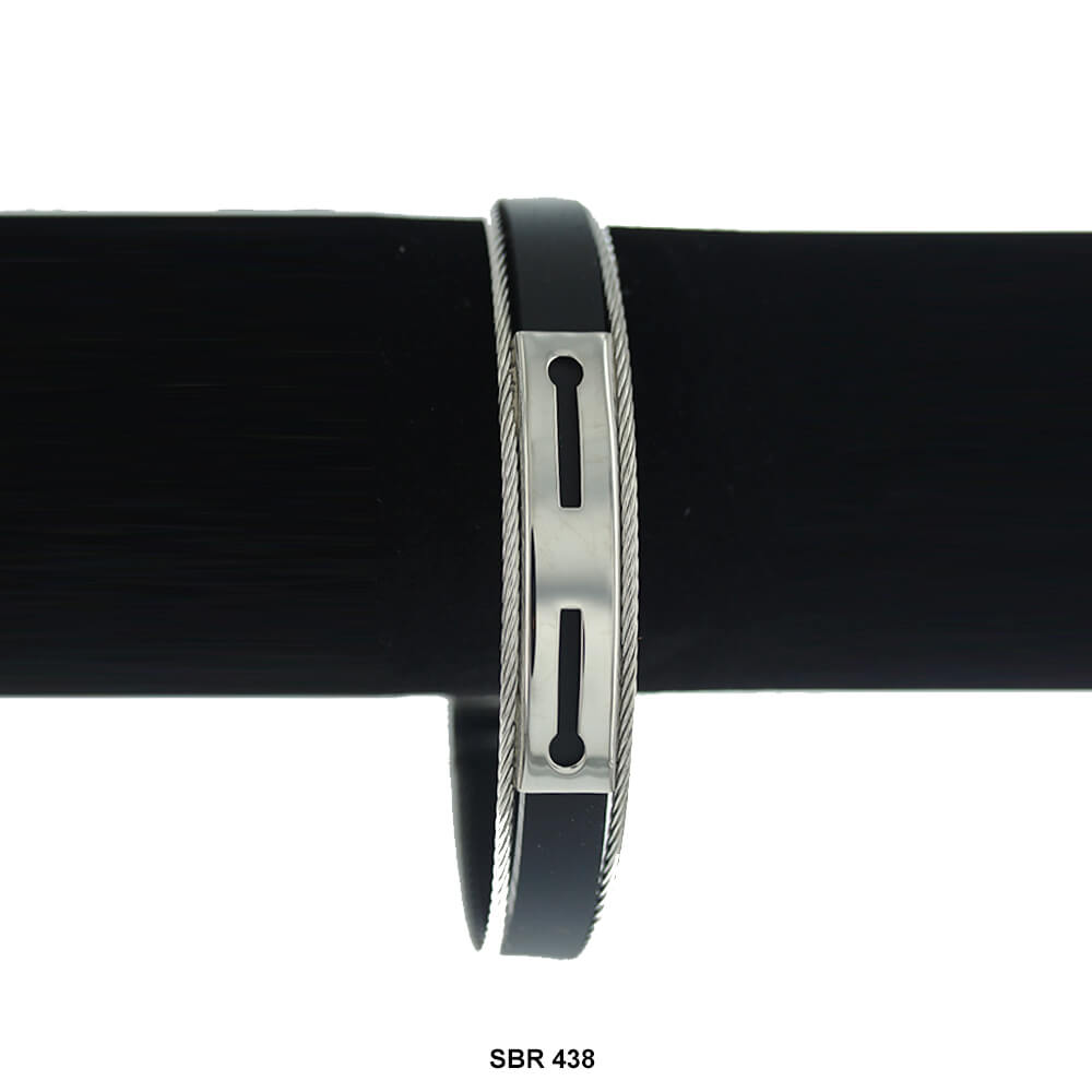 Stainless Steel Band Bracelet SBR 438