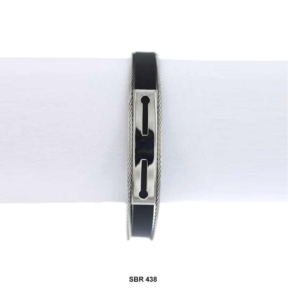 Stainless Steel Band Bracelet SBR 438