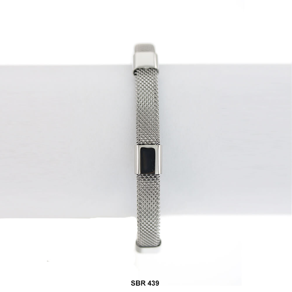 Stainless Steel Band Bracelet SBR 439