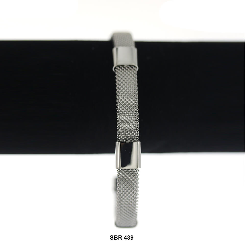 Stainless Steel Band Bracelet SBR 439