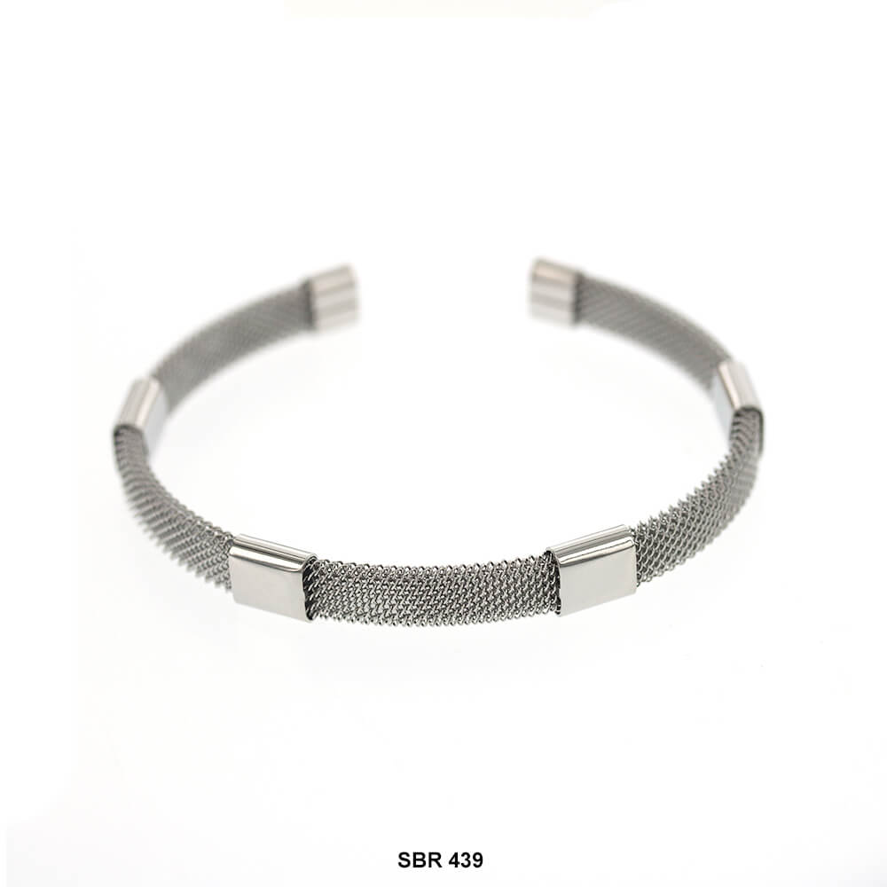 Stainless Steel Band Bracelet SBR 439