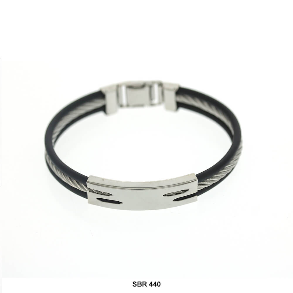 Stainless Steel Band Bracelet SBR 440