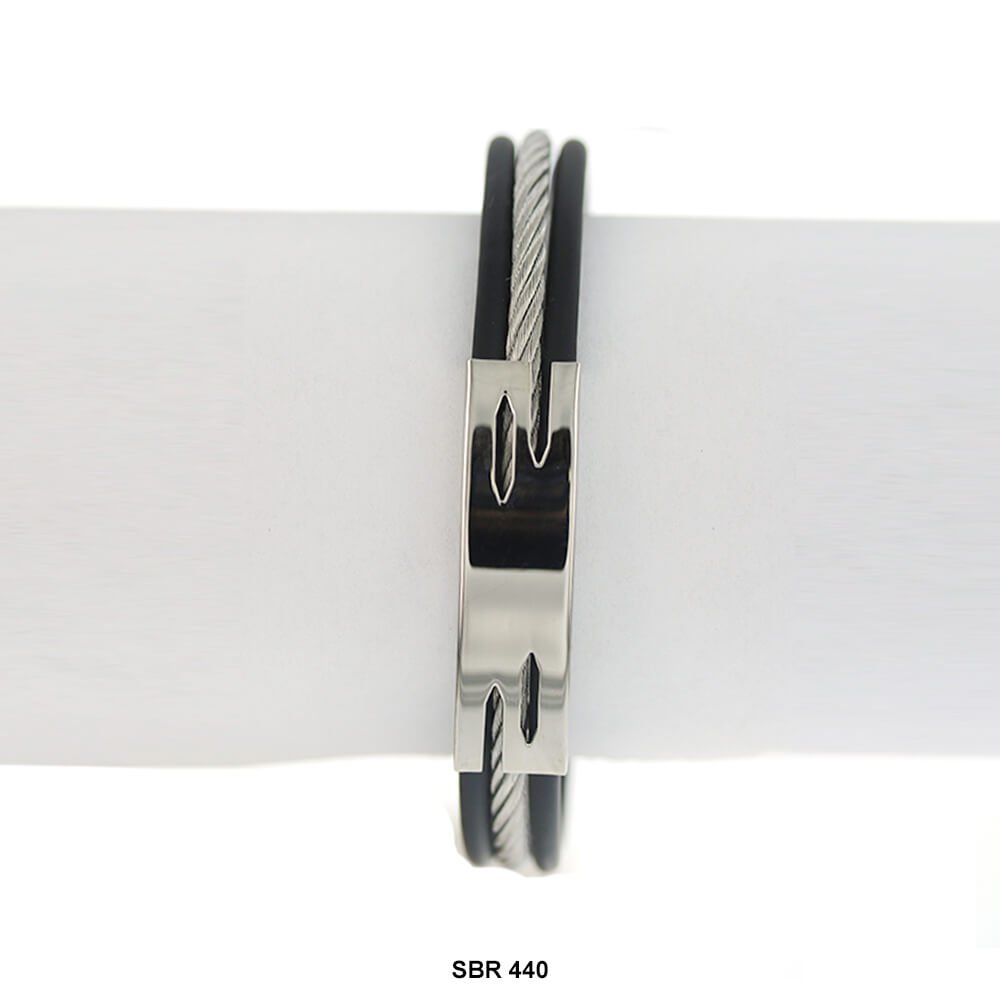 Stainless Steel Band Bracelet SBR 440