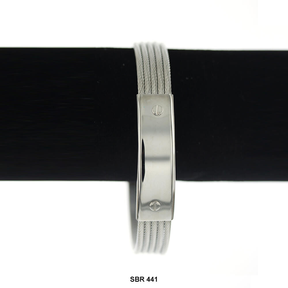 Stainless Steel Band Bracelet SBR 441