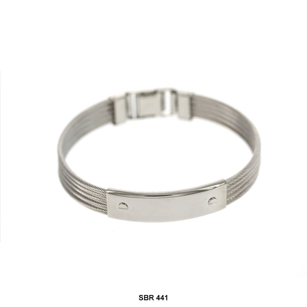 Stainless Steel Band Bracelet SBR 441