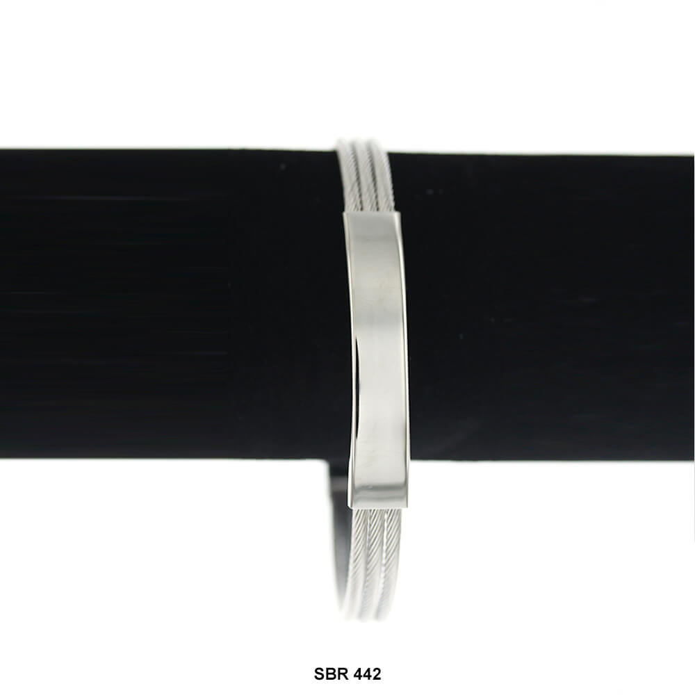 Stainless Steel Band Bracelet SBR 442