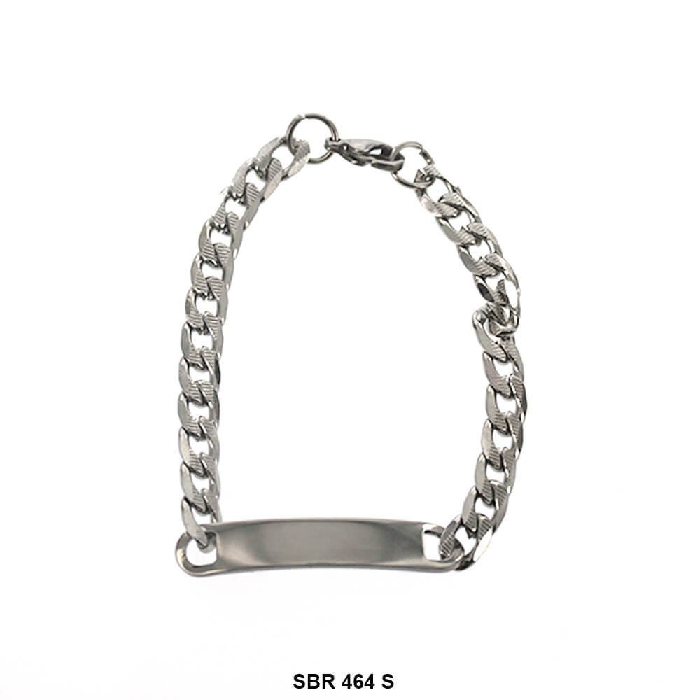 Stainless Steel ID Bracelet SBR 464 S