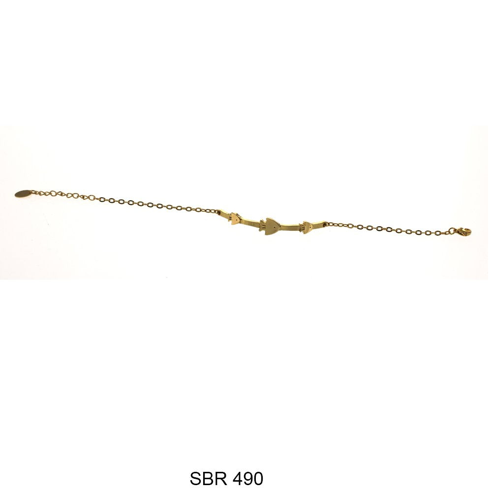 Brazalete de acero inoxidable SBR 490