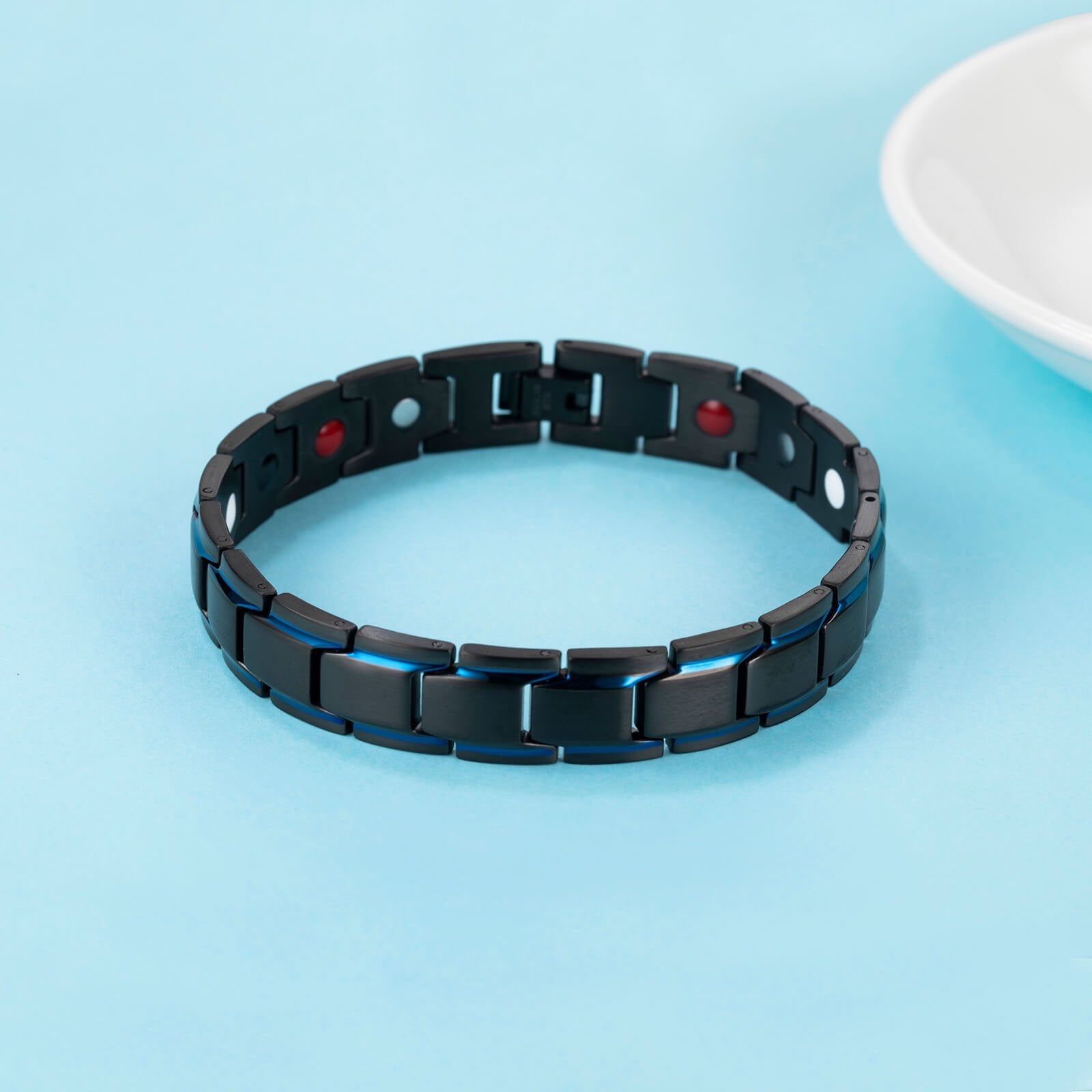 Stainless Steel Magnetic Bracelet SBR 513 BKBL